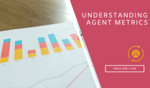 image of random charts over a pink background and text that says understanding agent metrics